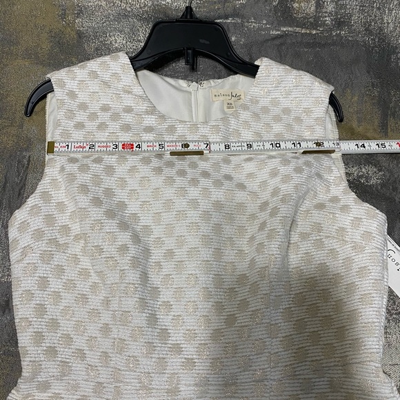 Maison Jules Metallic Fit & Flare Sleeveless Dress - Picture 4 of 10